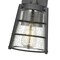Z-Lite Helix 1 Light Outdoor Wall Sconce, Black And Clear Seedy 591S-BK - alternate 3